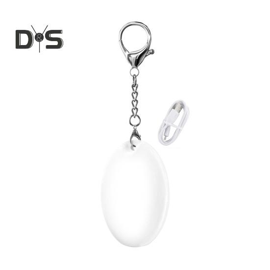 1/2 Stück Handtaschen-Lichtanhänger mit automatischem Sensor, Herzform, wiederaufladbar über USB, zum einfachen Finden von Gegenständen in Ihrer Tasche, dekoratives Handtaschenlicht