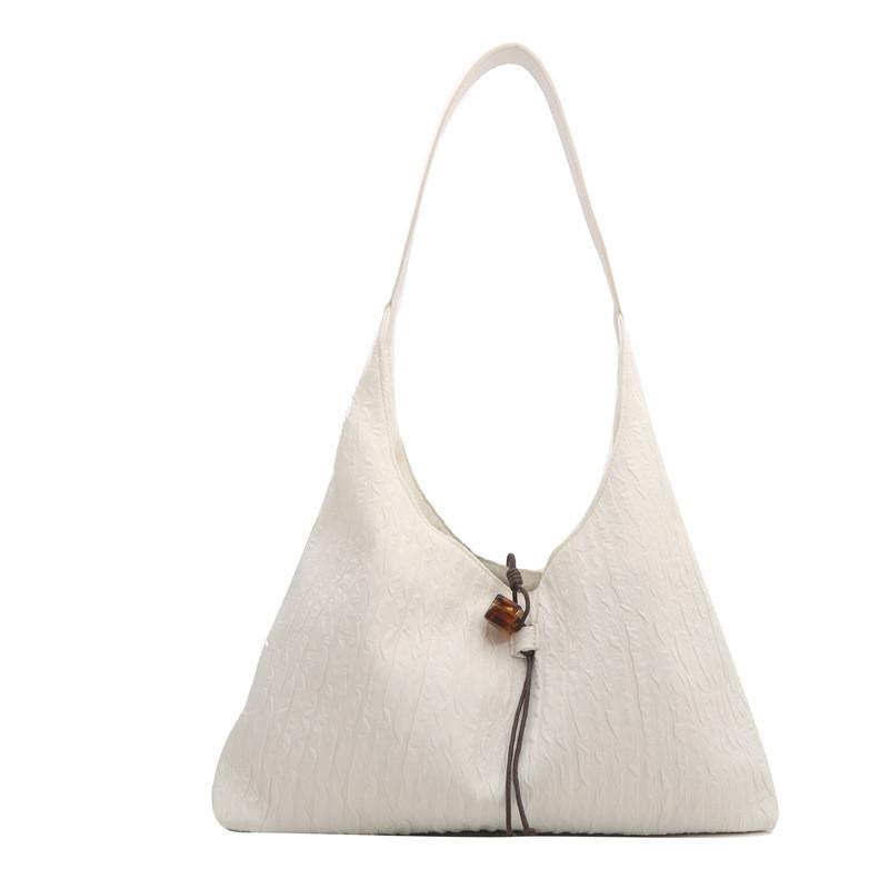 Large Capacity Single Shoulder Bag 2024 Spring New Fashion Soft Tote Bag Street Style Trend