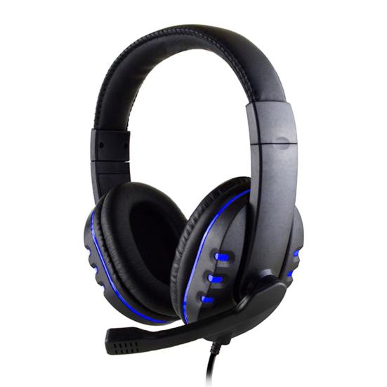 Earphone Soft Ear Pads Surround Sound Effect Breathable 3.5mm Wired Headphone with Mircophone Daily Use