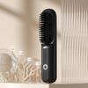Wireless LCD Hair Straightening Comb with Negative Ion Technology - Portable, Non-Damaging Electric Comb for Safe Hair Styling