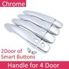for Nissan Kicks P15 2016~ Luxurious Chrome Exterior Door Handle Cover Car Accessories Stickers Trim Set of 4Door 2017 2018