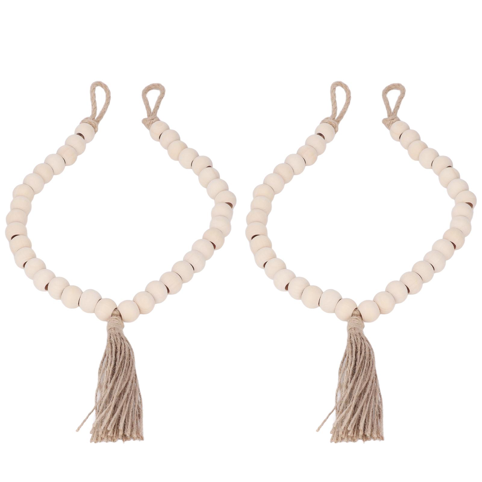 

2 шт. Подхваты для штор в скандинавском стиле, кисточки из пеньковой веревки, деревянные бусины, подхваты для штор, настенный декор с