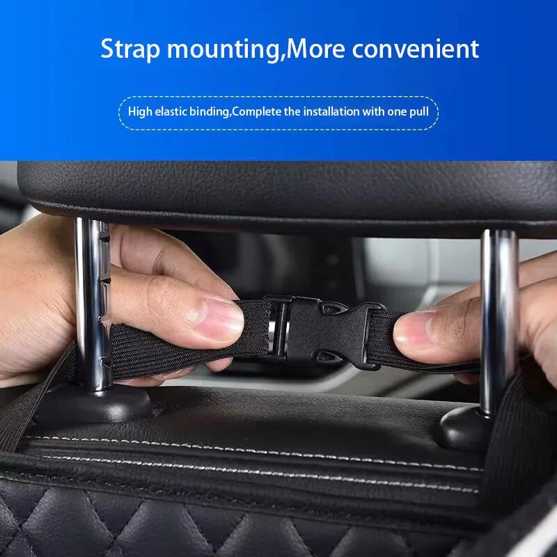 Car Backseat Storage Box Organizer Multifunction PU Leather Interior Storage Bag Compatible For Benz Jeep Wrangler