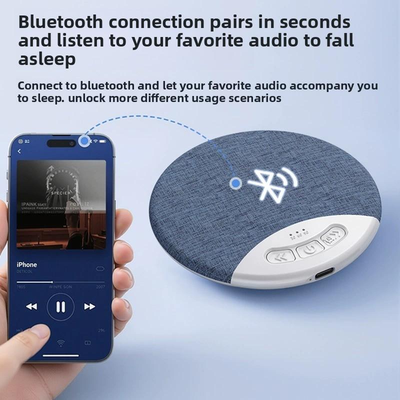 Altavoz de almohada con Bluetooth para dormir, sonido relajante y temporizador, calidad premium