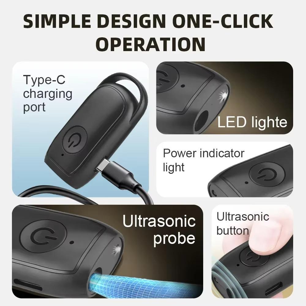 Anti-Hundebeiß Ultraschall Hundeabwehrgerät Fernbedienung Hundeabwehr für Haustier