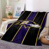 Baltimore Ravens Druck Flanelldecke Hohe Qualität Warm Bequem Decke für Alle Jahreszeiten Perfekt für Geschenke Heimdekoration