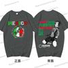 Anime Blue Lock T-shirt Harajuku Yoichi Isagi Fans Gifts Shirt Cotton Fashion Soccer Lover Tees Blue Lock Go Mexico Trend Tshirt