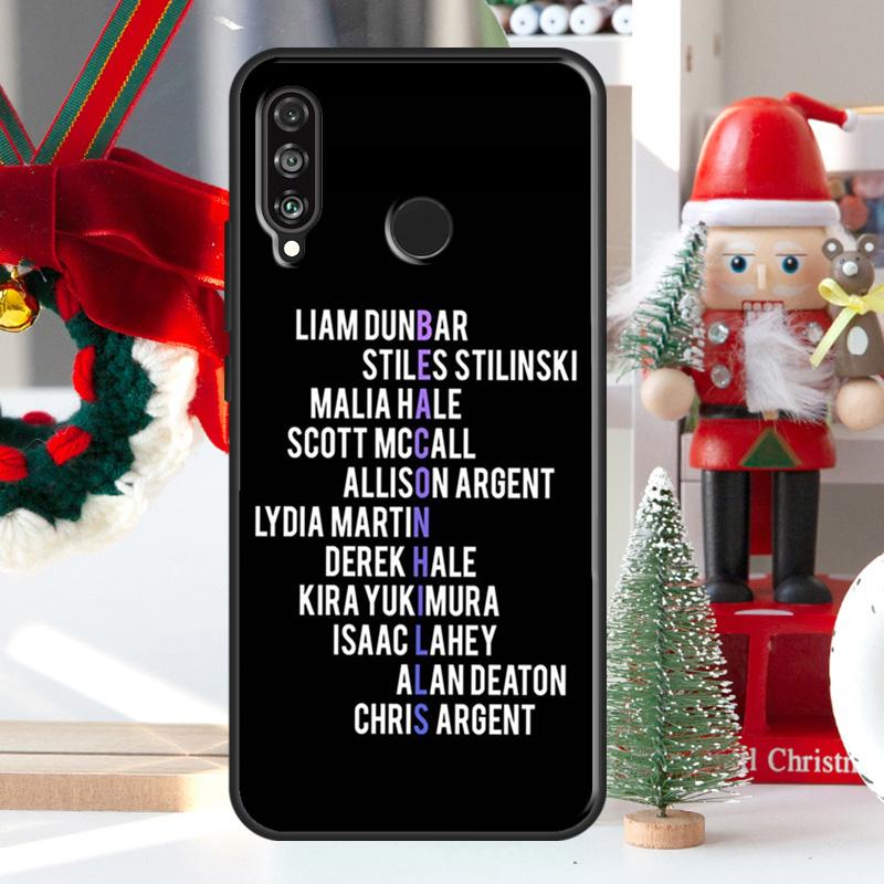 Teen Wolf Beacon Hills For Huawei Nova 9 10 SE 11 Pro Y60 Y70 Y90 Y61 Y91 Y72 Y73 12i 11i 8i P20 P30 P40 Lite Case