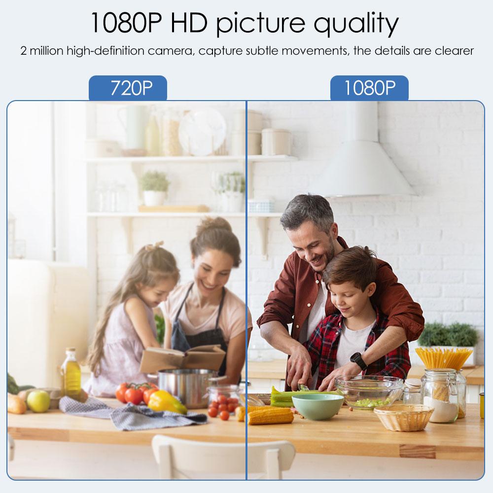 1080P Full HD Security Camera CCTV Camera Surveillance Camera Outdoor Weatherproof Night Vision Two-Way Intercom Camera