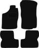 Black Velour Floor Mats For: Opel Astra F Hatchback, Sedan, Station Wagon, Cabriolet (1991-2002)
