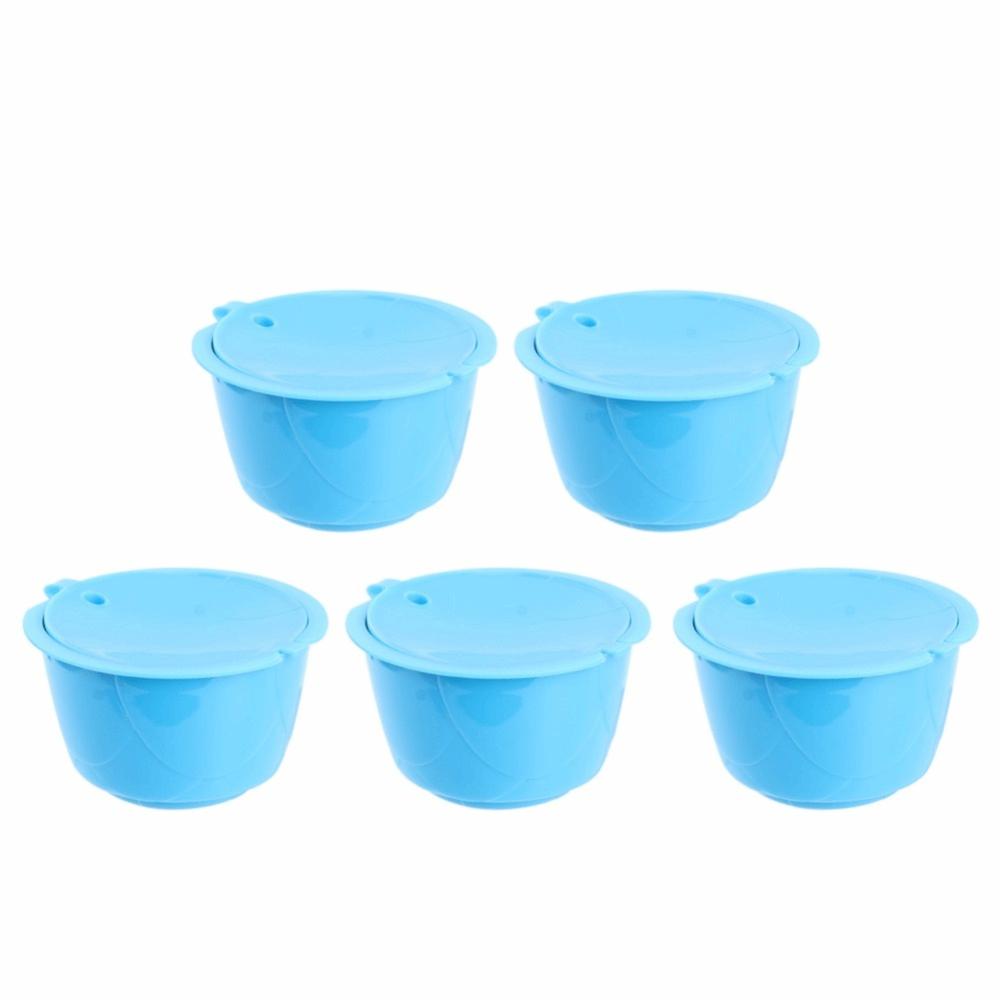 5pcs set Refillable Reusable Coffee Capsule Household Coffee Capsule Cup  Coffee Making