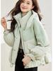 Γυναικείο Κοντό Αδιάβροχο Πάχος Ζεστό Χειμερινό Μπουφάν με Κουκούλα