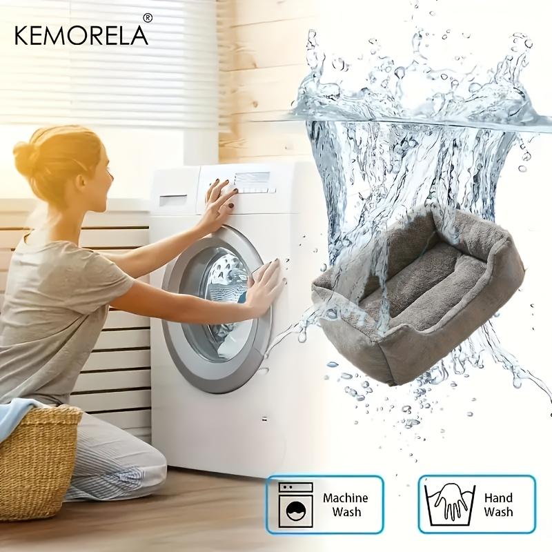 KEMOREL 1PC Cozy Plush Pet Bed For All Seasons Pet Lounger with Elastic, for Extra Small to Medium Breeds Multiple Sizes & Color