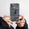 Cartoon Animal Black Cat Oil Painting Phone Case for iPhone 16 15 8 7 6 6S Plus X SE XR XS 14 11 12 13 Mini Pro Max Mobile Case