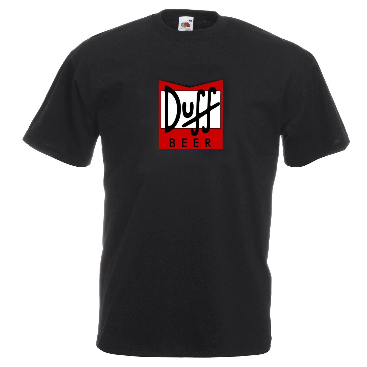 DUFF BEER - FUNNY SIMPSONS SLOGAN Mens Womens Kids T-Shirt S