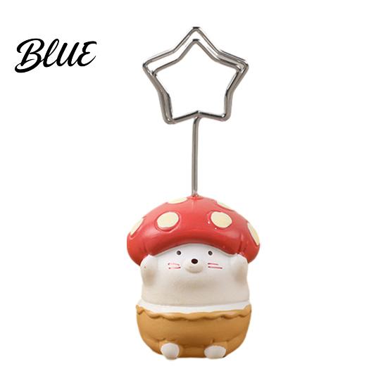 Hand-painted Desktop Organizer Animal Shaped Resin Note Holder Cute Desk Memo Photo Clip