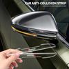 Car Bumper Scuff Plate BarRearview Mirror Anti-collision Protector Sticker For Peugeot 206 208 306 307 308 407 408 508 2008 3008