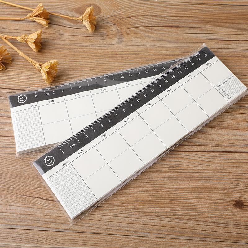 Weekly Efficiency Plan, Daily Handbook, Good Habits To Develop, Flip Through Memo Schedule, Note Pad, Desktop Notepad Stationery