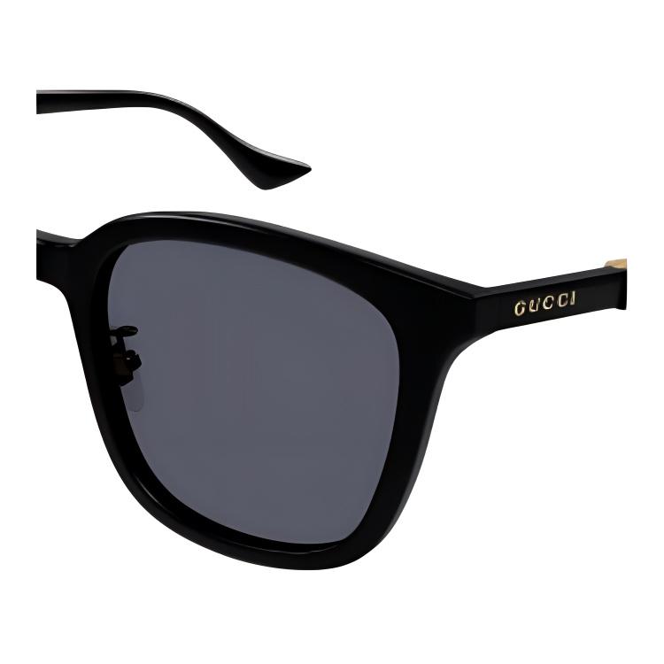 Gucci Rectangular Sunglasses Unisex Sunglasses Black GG1498SK001