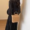 Summer Beach Bag Women Weave Handmade Straw Bag Bohemian Lady Shoulder Bag Kintted Handbag Vacation Crossbody Bag Girls Pouch