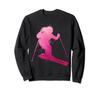 Retro Ski Gloves, Mountain Ski Instructor/Skier, Girls' Sweatshirt