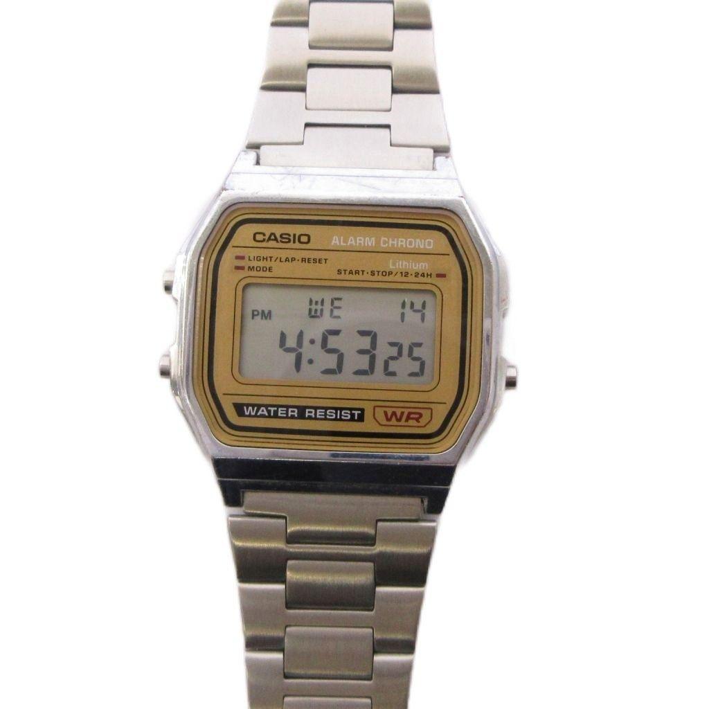 Used Casio CASIO STANDARD DIGITAL SV watch digital silver A158WEA-9 /TK