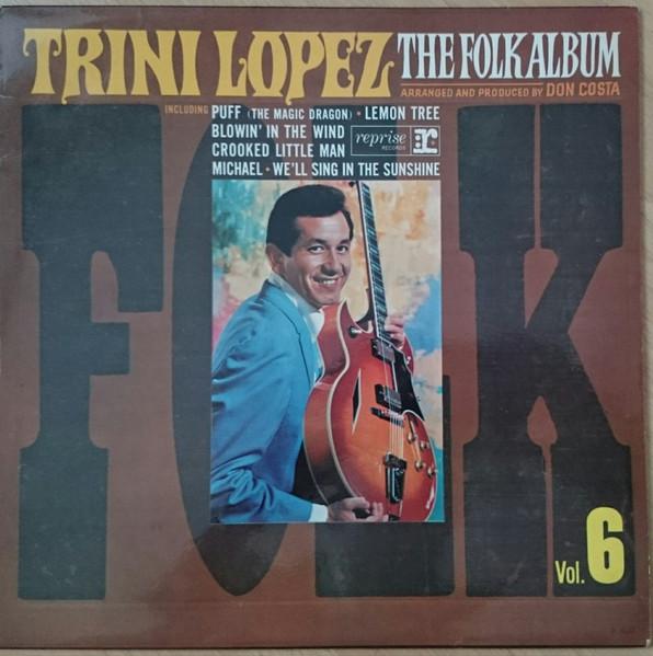 

LP Record TRINI LOPEZ - The Folk Album RV6034 Reprise Records 1965 France Folk Used