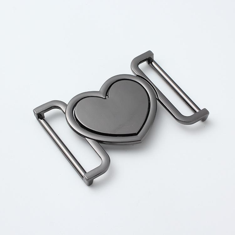 

Пряжки из стабильного металла в форме сердца 3 см/4 см внутренний диаметр пряжка из цинкового сплава пряжка для одежды пальто ремня 3cm чёрный