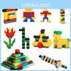 500 Piece Vibrant Small Granule Building Blocks Set For Creative Kid Assembly Fun