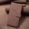 For Samsung Galaxy A15 5G/Galaxy A15 4G Case BINFEN COLOR BF35 Geometry Imprinted Leather Phone Cover RFID Blocking Wallet Stand