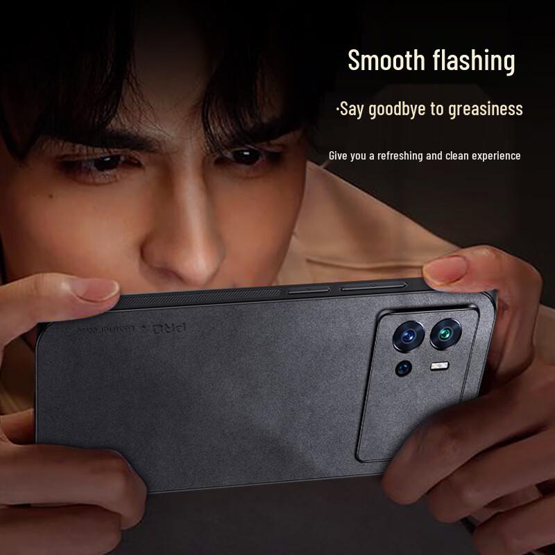 Sungsou iQOO 9 Series Lambskin Full Lens Protection Case