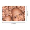 The Rock Face Dwayne Door Floor Kitchen Bath Mat Anti-Slip Indoor American Actor Johnson Doormat Garage Entrance Carpet Rug