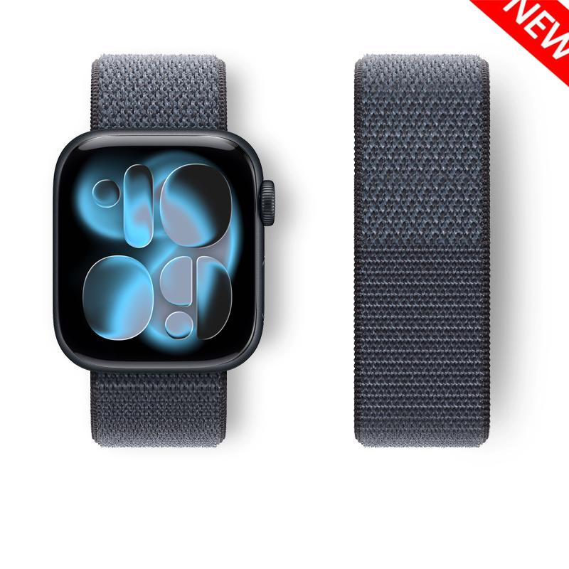 Pasek Nylonowy z Pętelką Do Pasków Apple Watch 44mm 40mm 49mm 41mm 45mm 46mm paski Bransoleta iWatch Seria 7 6 5 se 8 9 ultra 2 3 10 11
