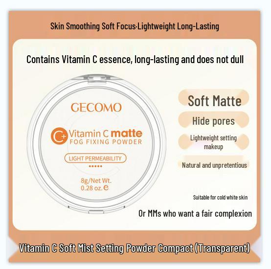 Ge Meng Wei C Soft Matte Long-Lasting Brightening Setting Powder Foundation