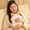 Plush Cover Hot Water Bottle Cartoon Water Injection Bag Portable Plush Hand Warmer  Belly Warmer