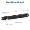 Hamans Titanium Pry Bar with Claw Puller, Bottle Opener Function,