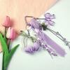 Charm Bowknot Key Holder Flower Bag Accessory Stylish Purse Embellishment Unique Key Accessories for Everyday Use