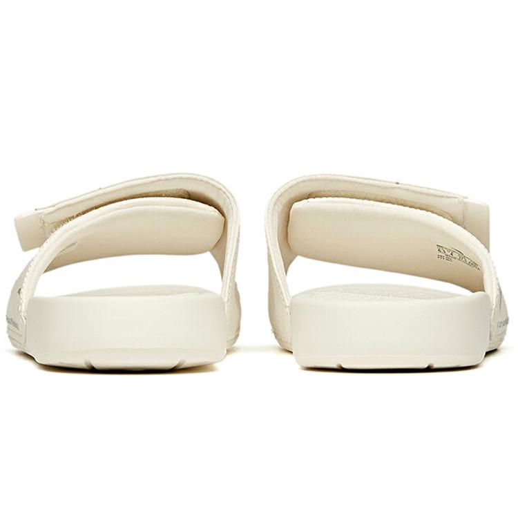 SNOOPY X Anta Life Collection Comfortable Quiet Slide Slippers Women's White Yellow 922126993-3