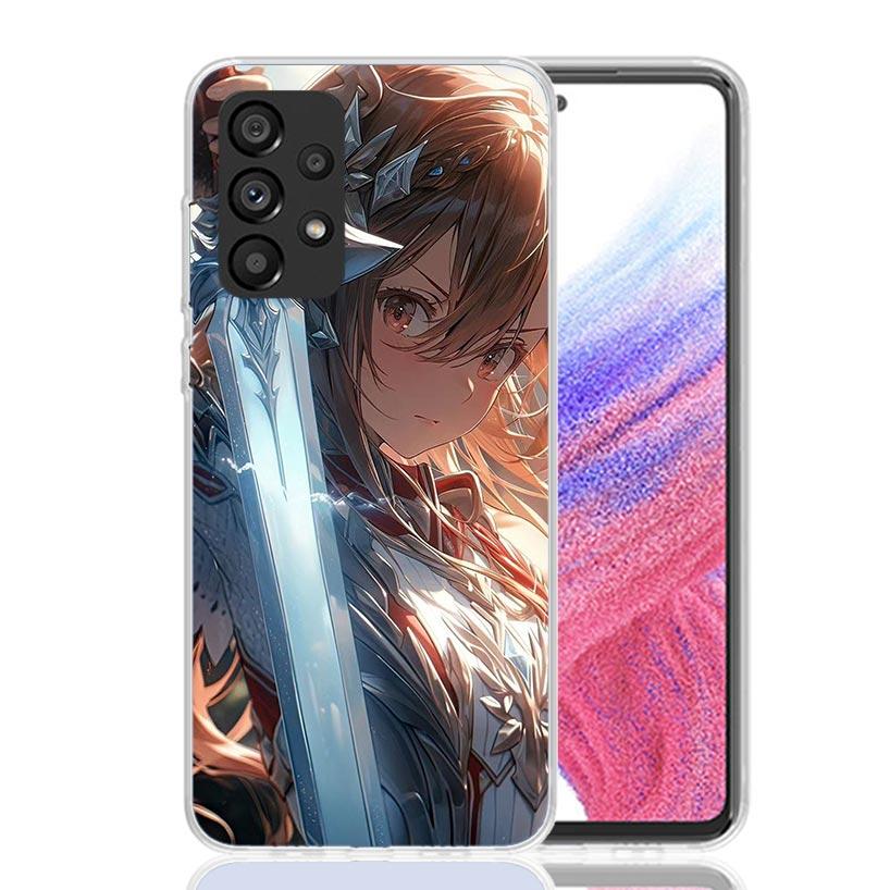 Sword Art Online Yuuki Asuna Handyhülle Für Samsung Galaxy A17 A16 A14 A15 A13 A57 A56 A54 A55 A53 A37 A36 A34 A35 A33 A26 A24 A