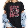 Produit Populaire en Vente T-shirt BTS, T-shirt BTS 2026 Bangtan World Tour Arirang T-shirt Haute Qualité Concert