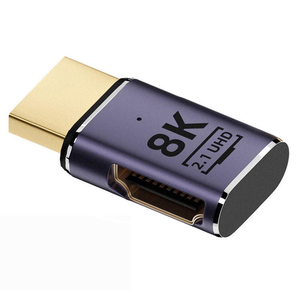 

HD-011-A8K03 HDMI Male to HDMI 2.1 Female Converter for TV Projector Laptop PC,Supporting 8K UHD Video HDTV Extension Adapter As Shown A