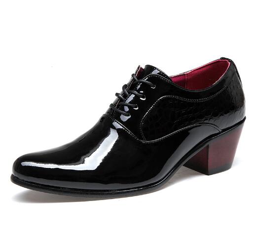 Men All Season Heels High Heel Pointed Toe Leather Fashion Comfortable Wear For Daily Use Durable Material With Good Quality