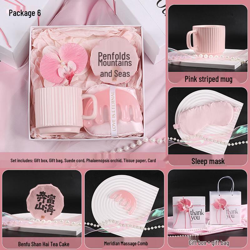 Women s Day Pink Wellness Gift Set