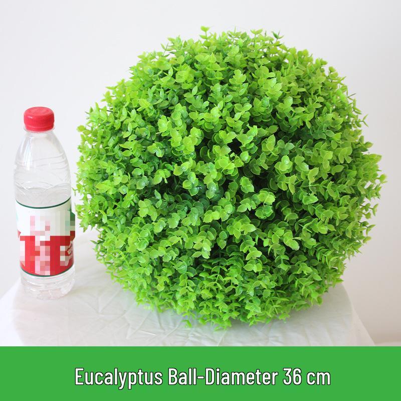 Artificial Greenery & Grass Ball Ceiling Decoration for Visual Merchandising and Store Windows