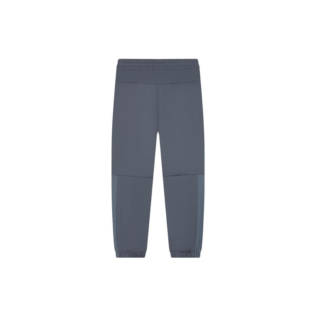 FILA X V&A Morgan Series Solid Color Tapered Retro Woven Casual Pants Men bottoms Dark-Night-Gray F11M418801F-DY