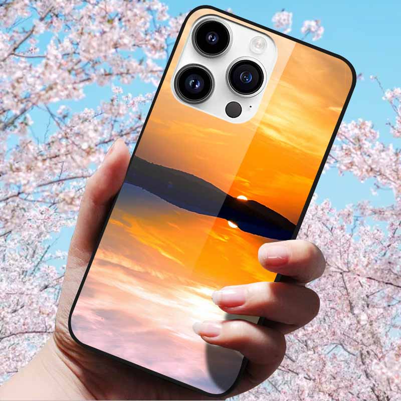 For iPhone 16 Pro Max Case Tempered Glass Hard Fashion Cover Soft Bumper for iPhone 16 Pro Phone Shell Capa iPhone 16 Plus Cases