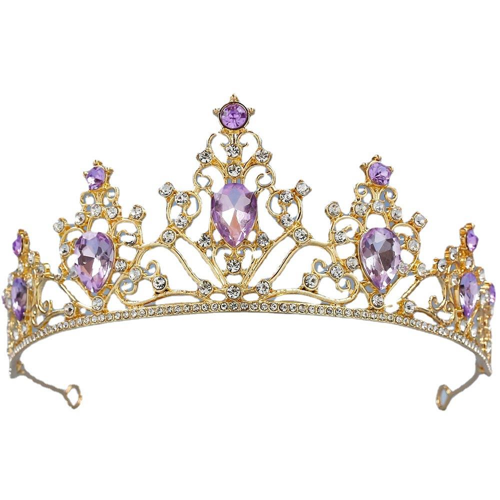 Akcesoria Ślubne Korona Korona na Włosy Modne Nakrycie Głowy Korona Królowej Węzeł Akcesoria do Studia Ślubnego