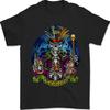 A Voodoo Skeleton Alcohol Doll Graveyard Mens T-Shirt Cotton