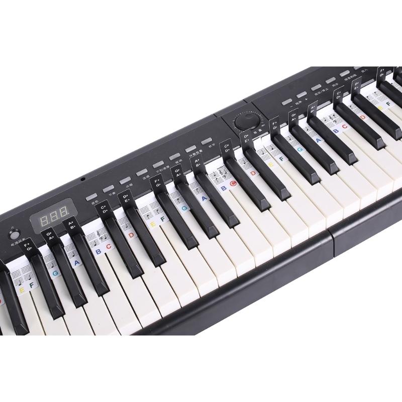 88-Key Piano Keyboard Stickers Beginner Sticker Keyboard Note Labels Marker Piano Notes Guide for Beginners Student