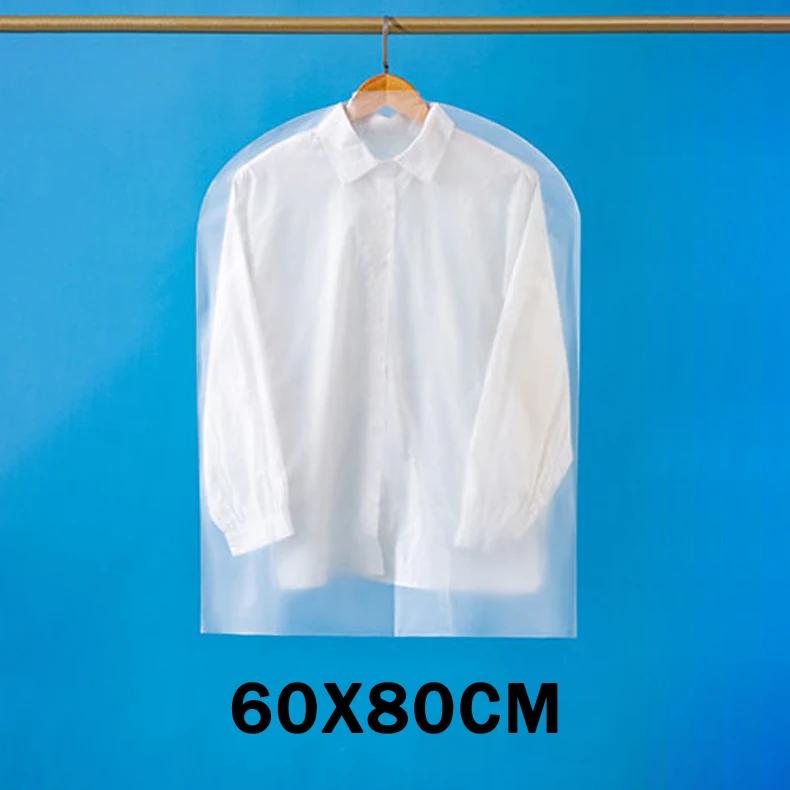 

Чехол для одежды от пыли EVA Пылезащитный чехол для костюма Подвесной чехол для пальто Бытовой прозрачный подвесной мешок для одежды Моющийся пылезащитный чехол 1PCS
